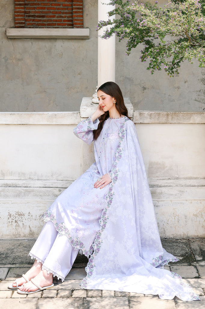 Cross Stitch | Eid Lawn Edit 26 | CRYSTAL GLAZE by Cross Stitch - Designer Dress  - Type : Ladies Clothes - Available at Libayah - 100% Original 