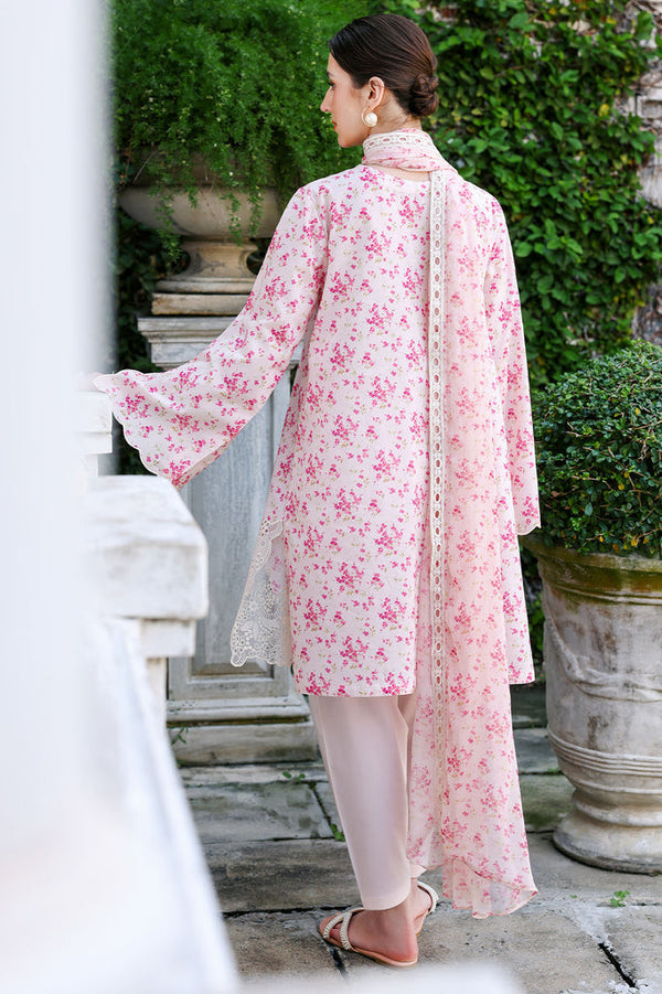 Cross Stitch | Eid Lawn Edit 26 | PEACH SPRINKLE by Cross Stitch - Designer Dress  - Type : Ladies Clothes - Available at Libayah - 100% Original 