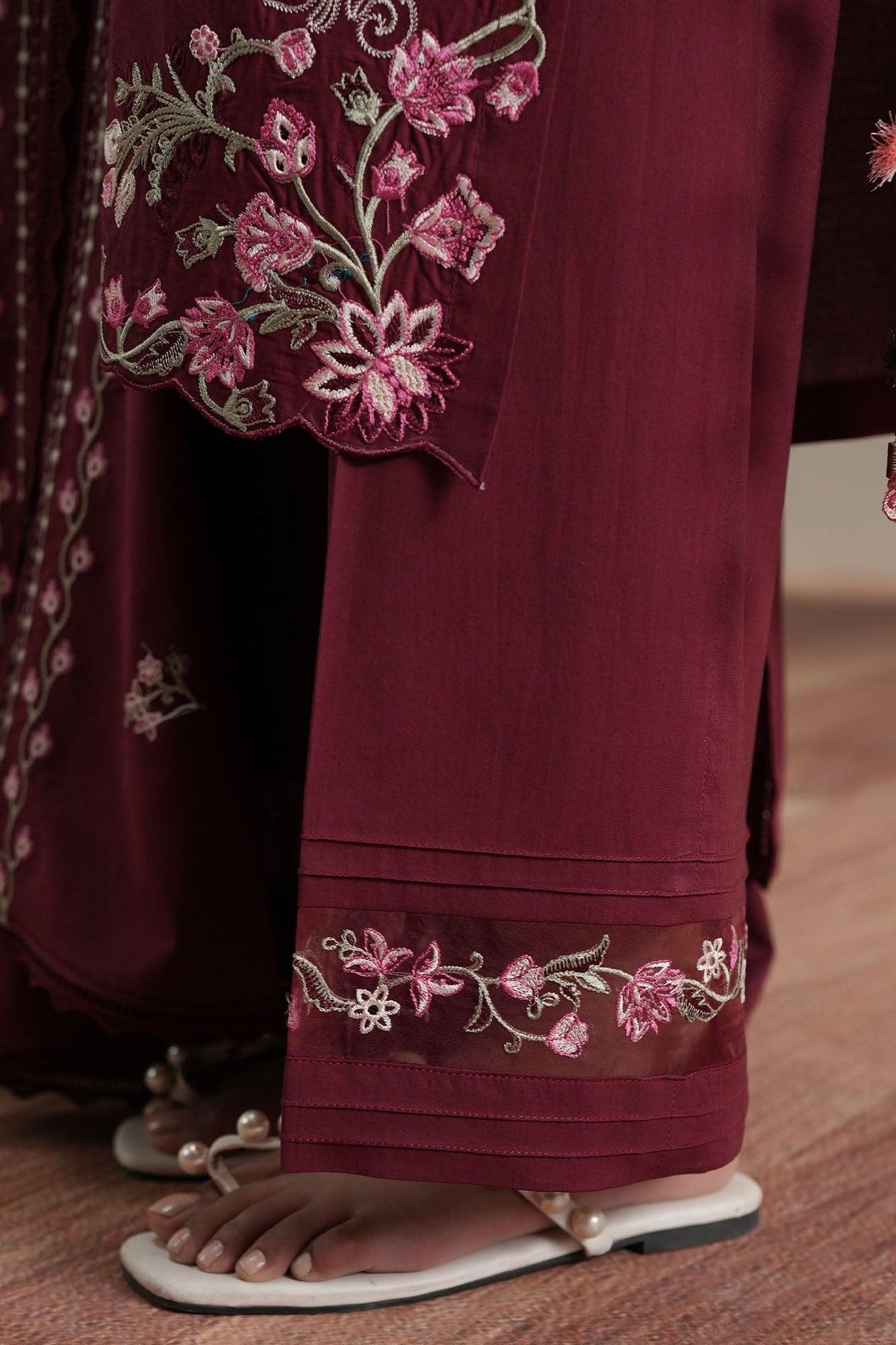 Cross Stitch | Mahiri Embroidered Collection 26 |CRIMSON by Cross Stitch - Designer Dress  - Type : Ladies Clothes - Available at Libayah - 100% Original 