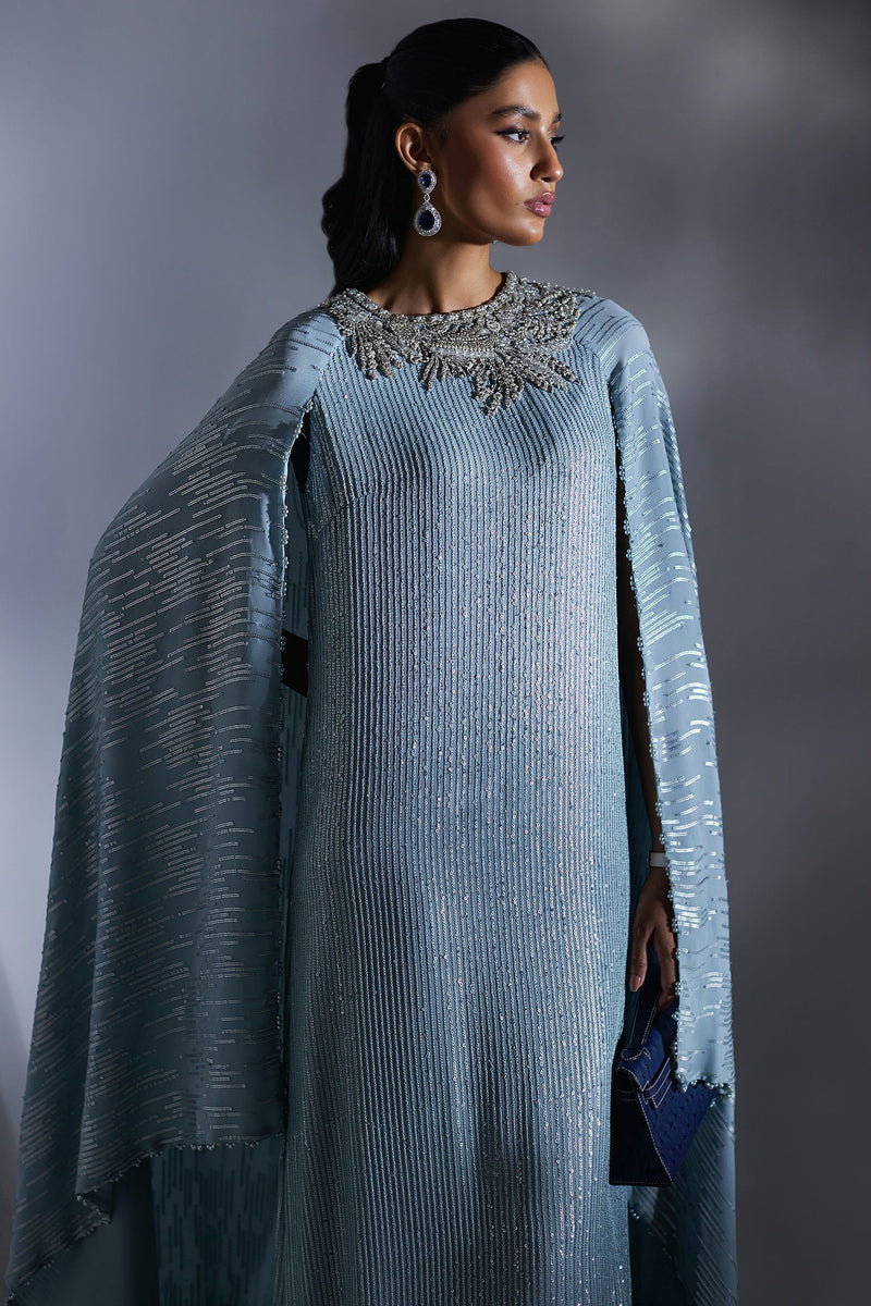 Elan | Luxury Wedding Wears | POUSSIERE D'ETOILES (EP-20883) - Designer Dress - Type : Ladies Clothes - Available at Libayah - 100% Original