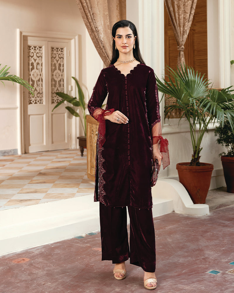 Ain | Winter Collection | AN-84 by Ain - Designer Dress  - Type : Ladies Clothes - Available at Libayah - 100% Original 