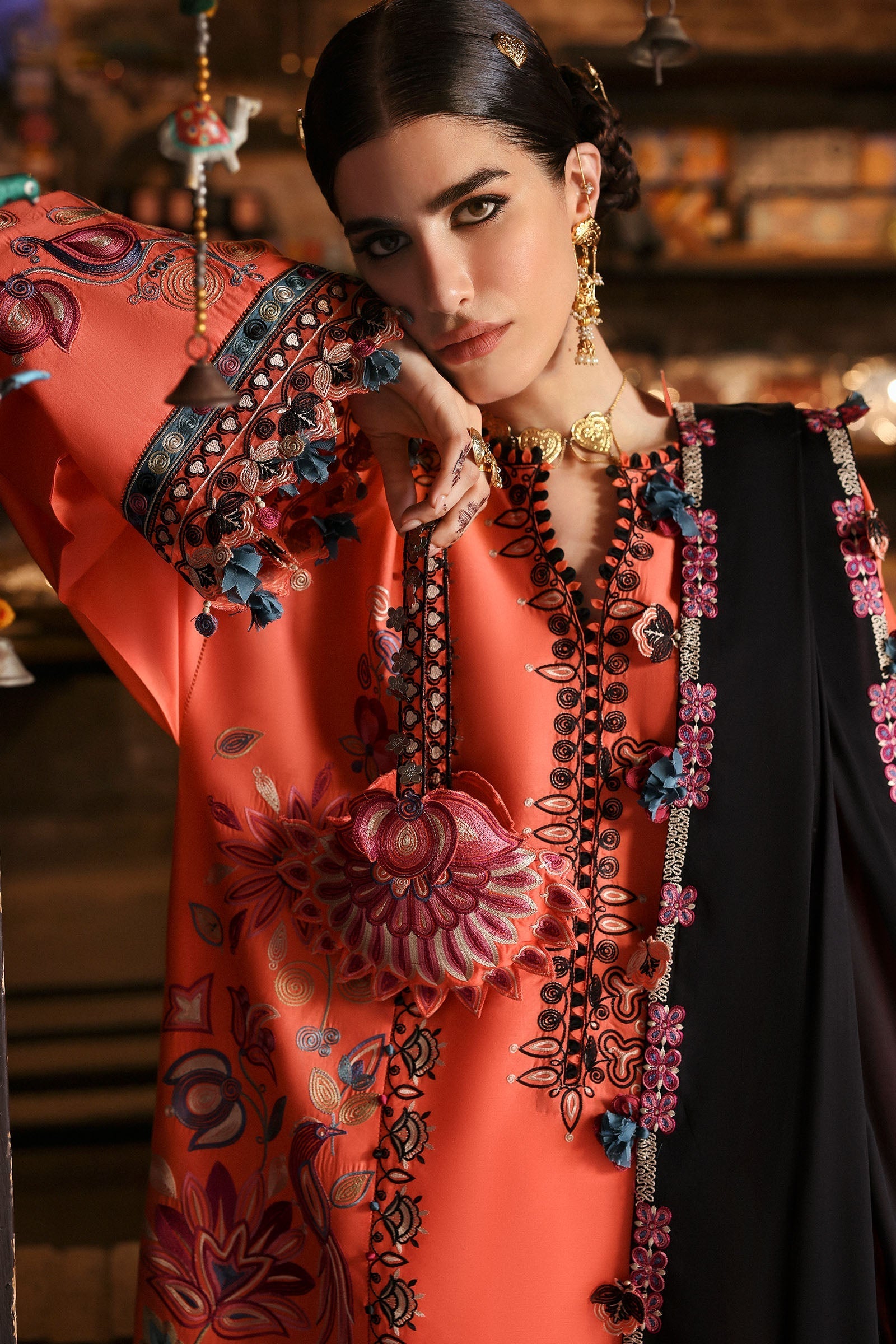 Zaha | Festive Lawn 25 | RANGREZ (ZF-25-06) by zaha - Designer Dress - Type: Ladies Clothes - Available at Libayah - 100% Original