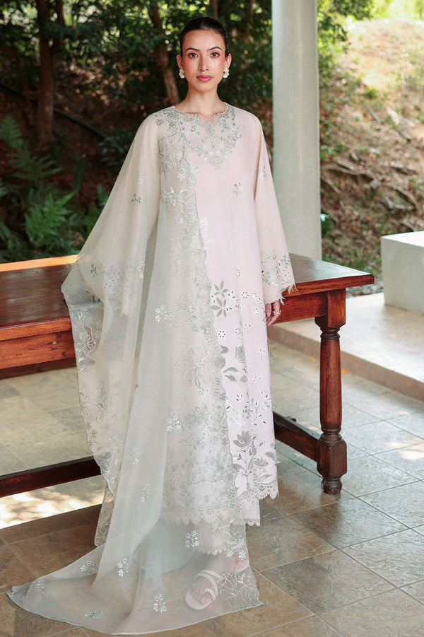 Cross Stitch | Eid Lawn Edit 26 |PEARL SAGE by Cross Stitch - Designer Dress  - Type : Ladies Clothes - Available at Libayah - 100% Original 