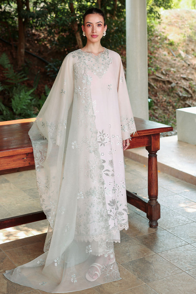 Cross Stitch | Eid Lawn Edit 26 |PEARL SAGE by Cross Stitch - Designer Dress  - Type : Ladies Clothes - Available at Libayah - 100% Original 