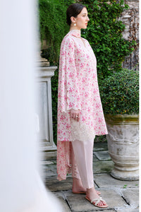 Cross Stitch | Eid Lawn Edit 26 | PEACH SPRINKLE by Cross Stitch - Designer Dress  - Type : Ladies Clothes - Available at Libayah - 100% Original 