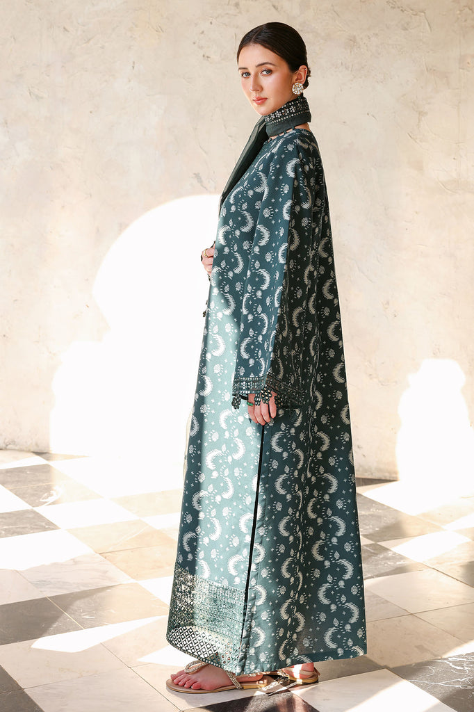 Cross Stitch | Eid Lawn Edit 26 |  TEAL SPRUCE by Cross Stitch - Designer Dress  - Type : Ladies Clothes - Available at Libayah - 100% Original 