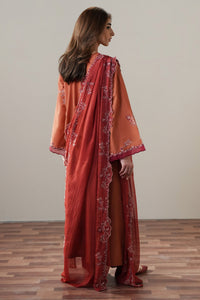 Cross Stitch | Mahiri Embroidered Collection 26 |SCARLET EMBER by Cross Stitch - Designer Dress  - Type : Ladies Clothes - Available at Libayah - 100% Original 