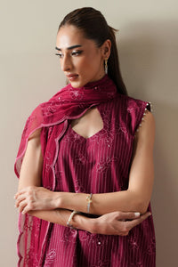 Cross Stitch | Mahiri Embroidered Collection 26 |RUBY GLOW by Cross Stitch - Designer Dress  - Type : Ladies Clothes - Available at Libayah - 100% Original 