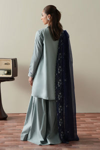 Cross Stitch | Mahiri Embroidered Collection 26 |AQUA SMOKE by Cross Stitch - Designer Dress  - Type : Ladies Clothes - Available at Libayah - 100% Original 