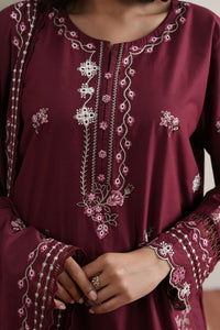 Cross Stitch | Mahiri Embroidered Collection 26 |CRIMSON by Cross Stitch - Designer Dress  - Type : Ladies Clothes - Available at Libayah - 100% Original 