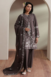 Cross Stitch | Mahiri Embroidered Collection 26 |COCOA WHISPER by Cross Stitch - Designer Dress  - Type : Ladies Clothes - Available at Libayah - 100% Original 