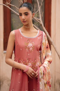 Cross Stitch | Mahiri Embroidered Collection 26 |ROSEATE WHISPER by Cross Stitch - Designer Dress  - Type : Ladies Clothes - Available at Libayah - 100% Original 