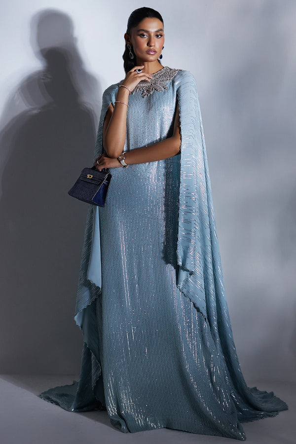 Elan | Luxury Wedding Wears | POUSSIERE D'ETOILES (EP-20883) - Designer Dress - Type : Ladies Clothes - Available at Libayah - 100% Original