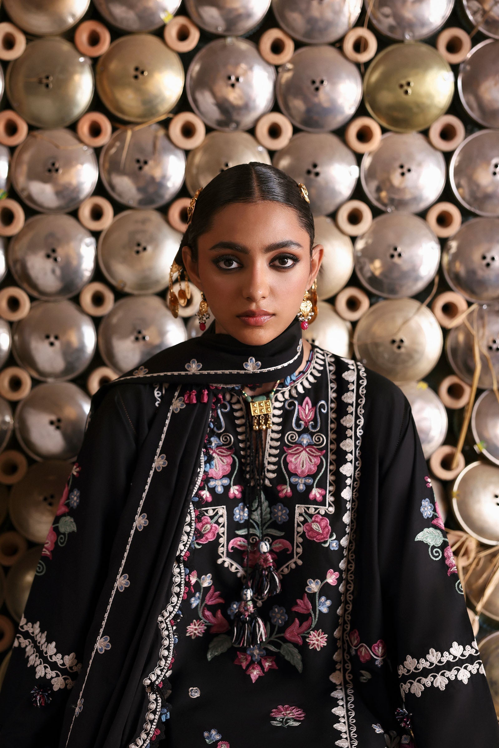 Zaha | Festive Lawn 25 | ZEENAT (ZF-25-07) by zaha - Designer Dress - Type: Ladies Clothes - Available at Libayah - 100% Original