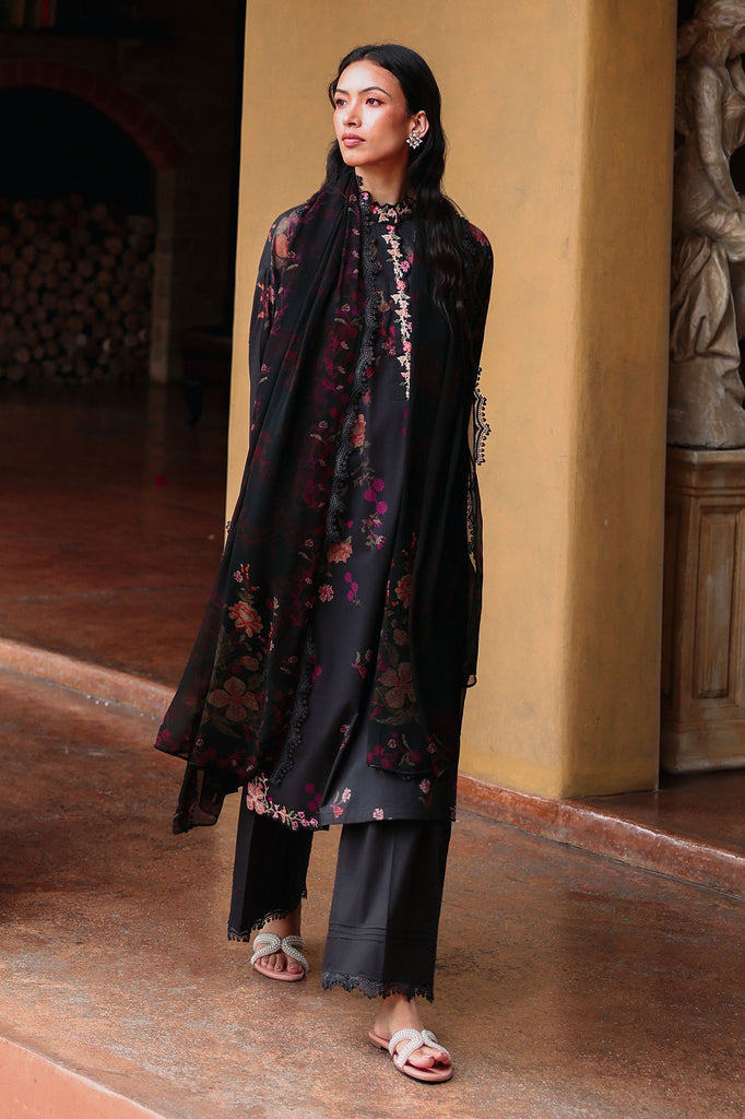 Cross Stitch | Eid Lawn Edit 26 | SHADOW GRACE by Cross Stitch - Designer Dress  - Type : Ladies Clothes - Available at Libayah - 100% Original 