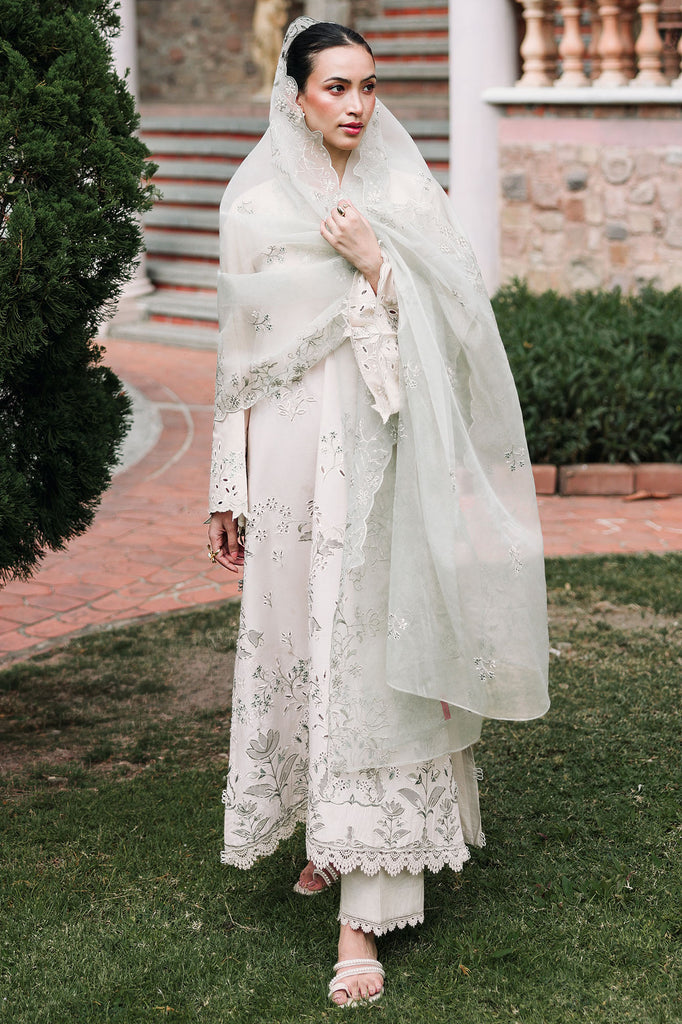 Cross Stitch | Eid Lawn Edit 26 |PEARL SAGE by Cross Stitch - Designer Dress  - Type : Ladies Clothes - Available at Libayah - 100% Original 