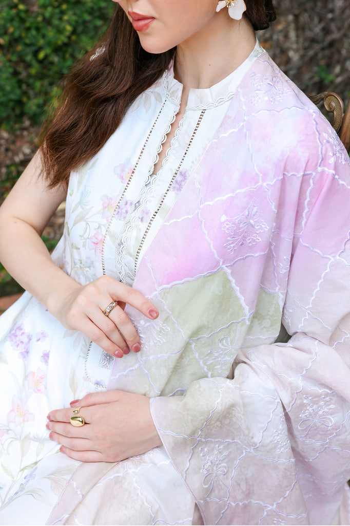 Cross Stitch | Eid Lawn Edit 26 |MEADOW DREAM by Cross Stitch - Designer Dress  - Type : Ladies Clothes - Available at Libayah - 100% Original 