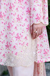 Cross Stitch | Eid Lawn Edit 26 | PEACH SPRINKLE by Cross Stitch - Designer Dress  - Type : Ladies Clothes - Available at Libayah - 100% Original 