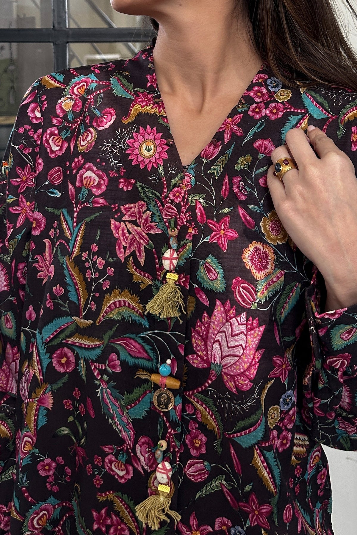 Zaha | Trechic Pret 24 | FLORET (ZRW-21340) by Zaha - Designer Dress - Type: Ladies Clothes - Available at Libayah - 100% Original