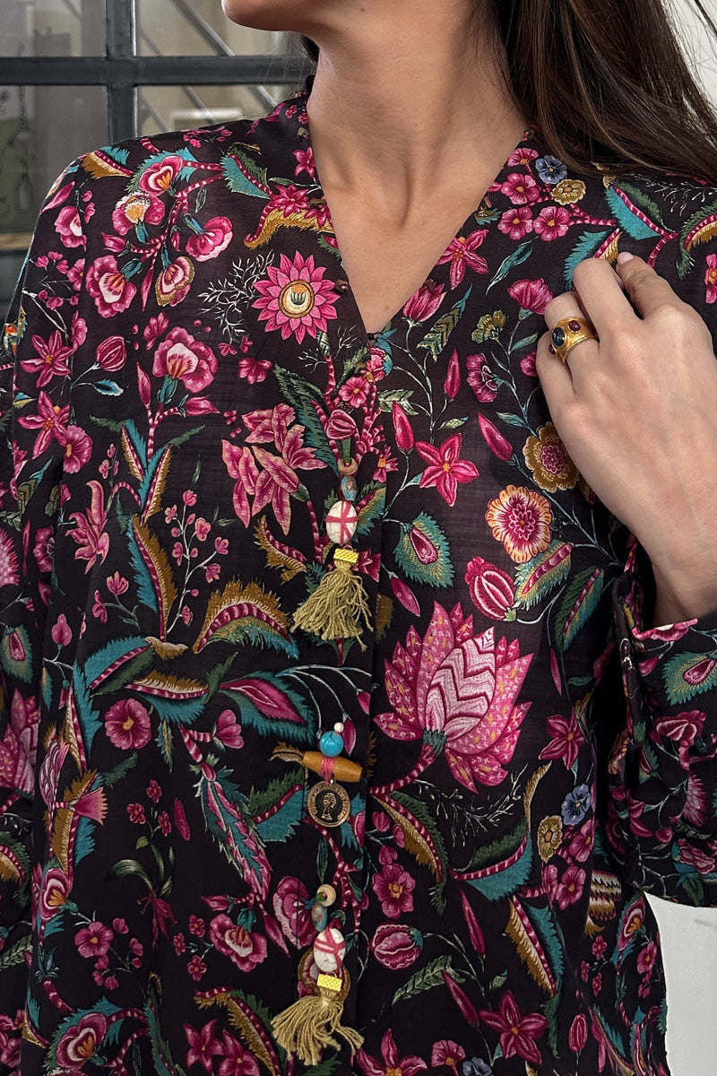 Zaha | Trechic Pret 24 | FLORET (ZRW-21340) by Zaha - Designer Dress - Type: Ladies Clothes - Available at Libayah - 100% Original