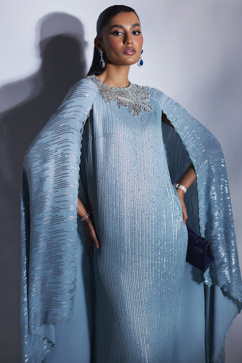 Elan | Luxury Wedding Wears | POUSSIERE D'ETOILES (EP-20883) - Designer Dress - Type : Ladies Clothes - Available at Libayah - 100% Original