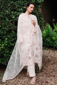 Cross Stitch | Eid Lawn Edit 26 | CARAMEL CREAM by Cross Stitch - Designer Dress  - Type : Ladies Clothes - Available at Libayah - 100% Original 