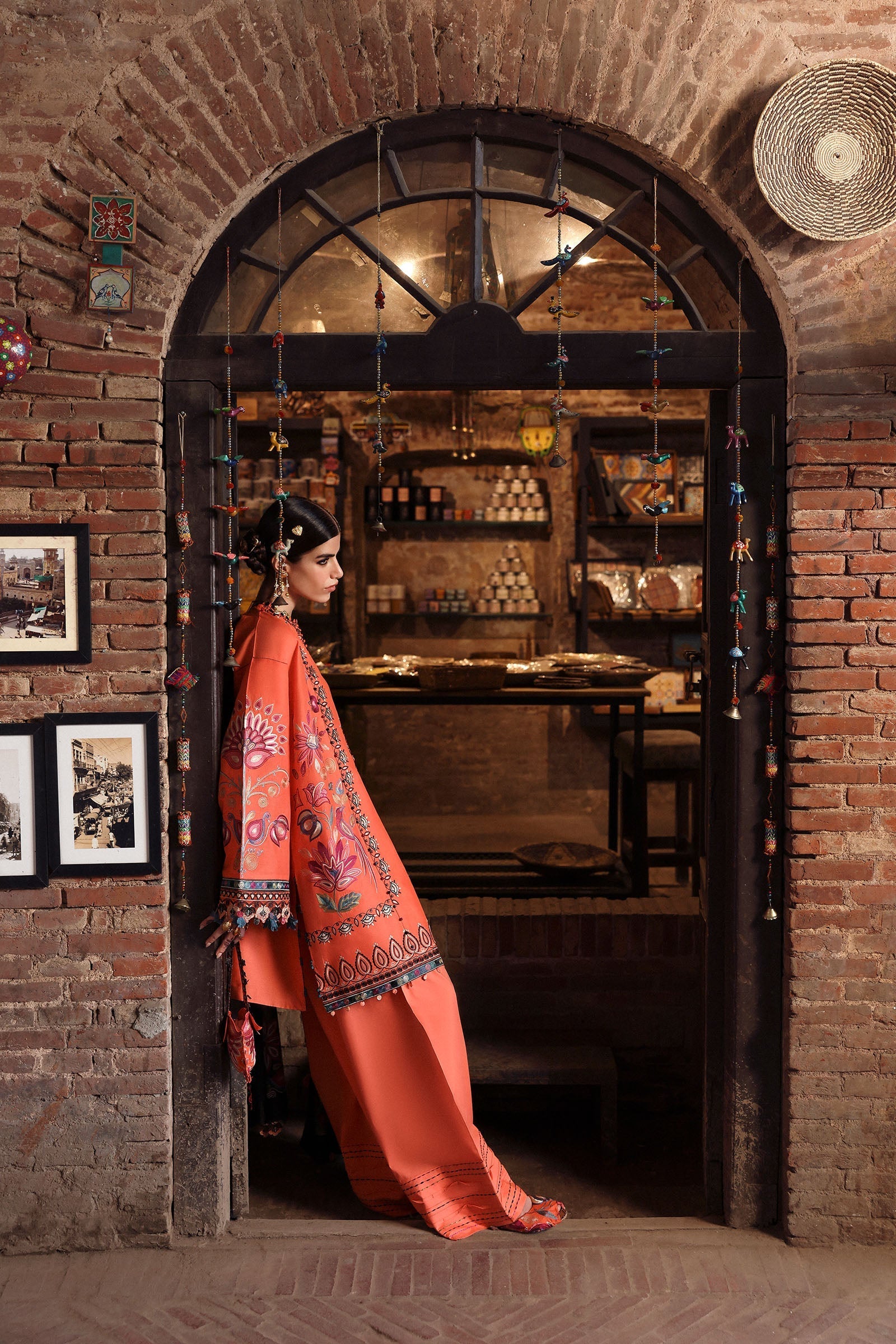 Zaha | Festive Lawn 25 | RANGREZ (ZF-25-06) by zaha - Designer Dress - Type: Ladies Clothes - Available at Libayah - 100% Original
