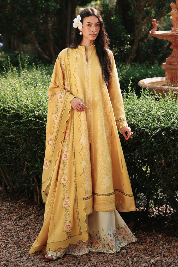 Cross Stitch | Eid Lawn Edit 26 | PETAL DRAPES by Cross Stitch - Designer Dress  - Type : Ladies Clothes - Available at Libayah - 100% Original 