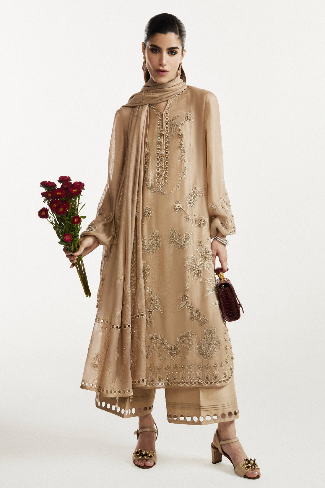 Elan | Vital Ornee | NUIT CELESTE (EV-21373) by Elan - Designer Dress  - Type : Ladies Clothes - Available at Libayah - 100% Original 