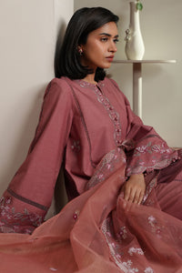 Cross Stitch | Mahiri Embroidered Collection 26 | BLUSH TAPESTRY by Cross Stitch - Designer Dress  - Type : Ladies Clothes - Available at Libayah - 100% Original 