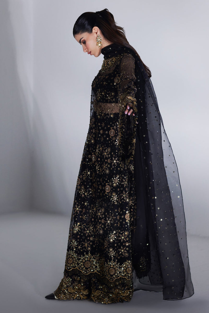 Elan | Luxury Wedding Wears | CASCADE D'ETOILES' (EP-21013) - Designer Dress - Type : Ladies Clothes - Available at Libayah - 100% Original