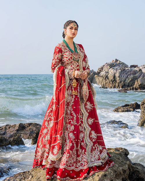 Ain | Aroosh Bridal Couture 24 | ZOHRA by Ain - Designer Dress - Type: Bridal - Available at Libayah - 100% Original