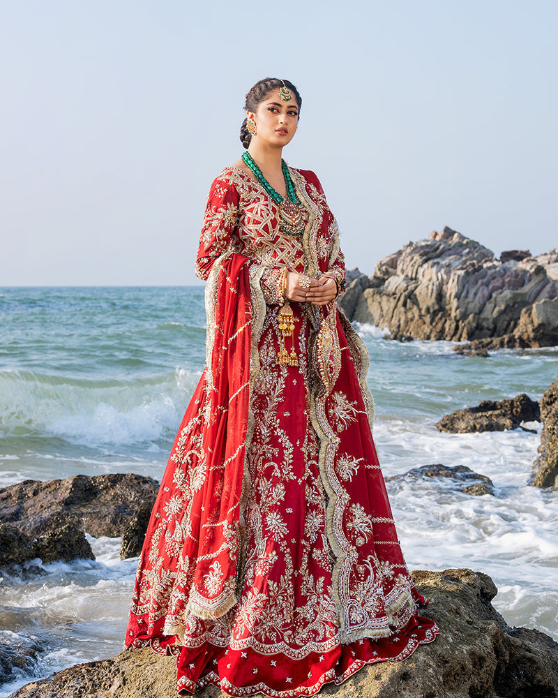 Ain | Aroosh Bridal Couture 24 | ZOHRA by Ain - Designer Dress - Type: Bridal - Available at Libayah - 100% Original