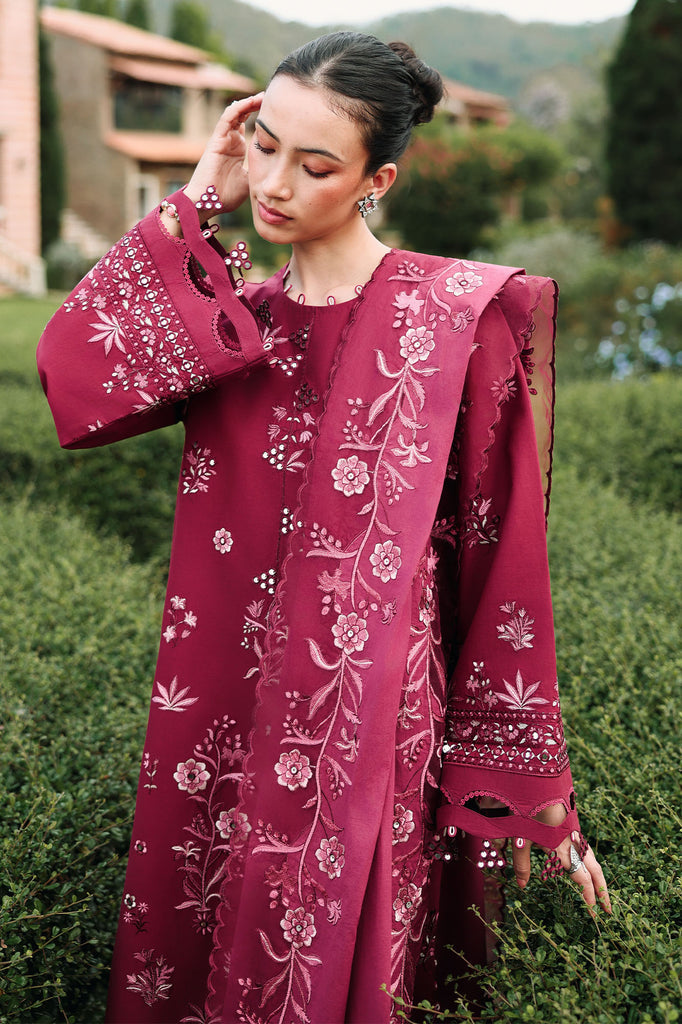 Cross Stitch | Eid Lawn Edit 26 | CRIMSON ROYALE by Cross Stitch - Designer Dress  - Type : Ladies Clothes - Available at Libayah - 100% Original 