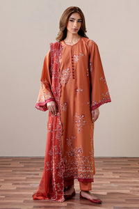 Cross Stitch | Mahiri Embroidered Collection 26 |SCARLET EMBER by Cross Stitch - Designer Dress  - Type : Ladies Clothes - Available at Libayah - 100% Original 