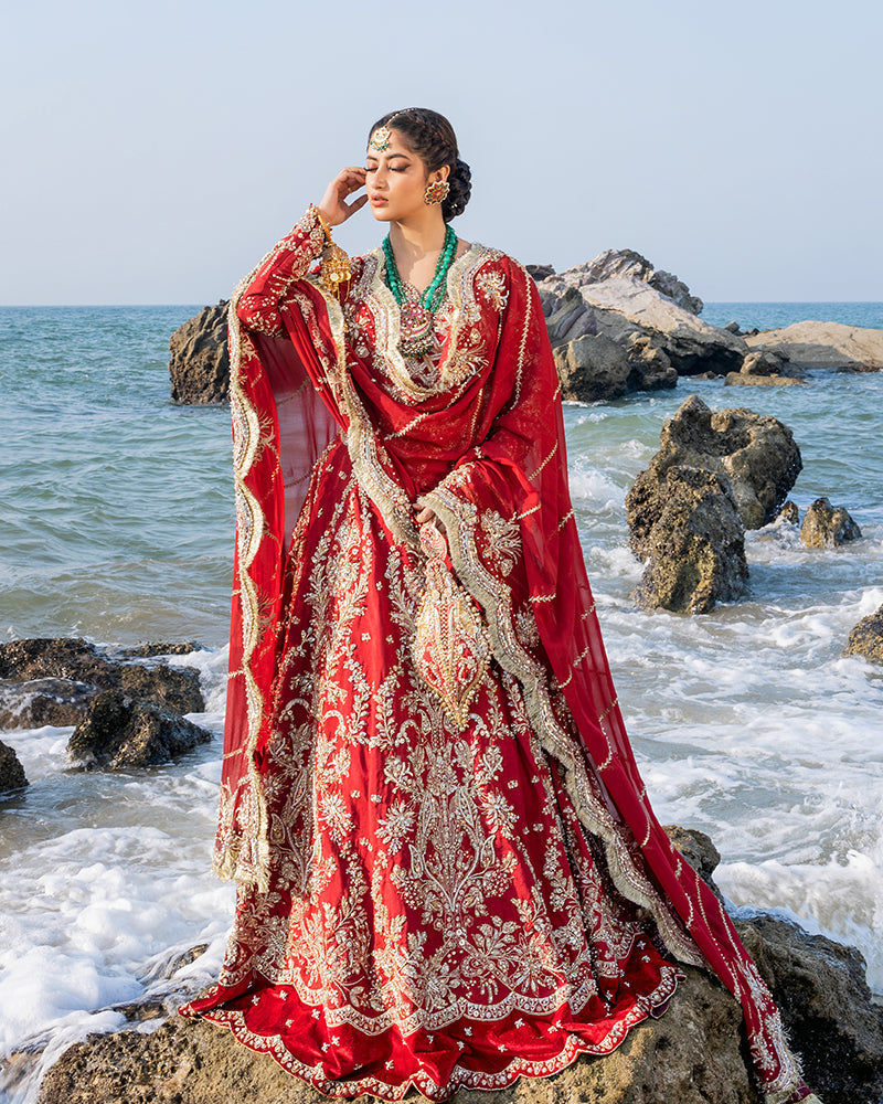 Ain | Aroosh Bridal Couture 24 | ZOHRA by Ain - Designer Dress - Type: Bridal - Available at Libayah - 100% Original