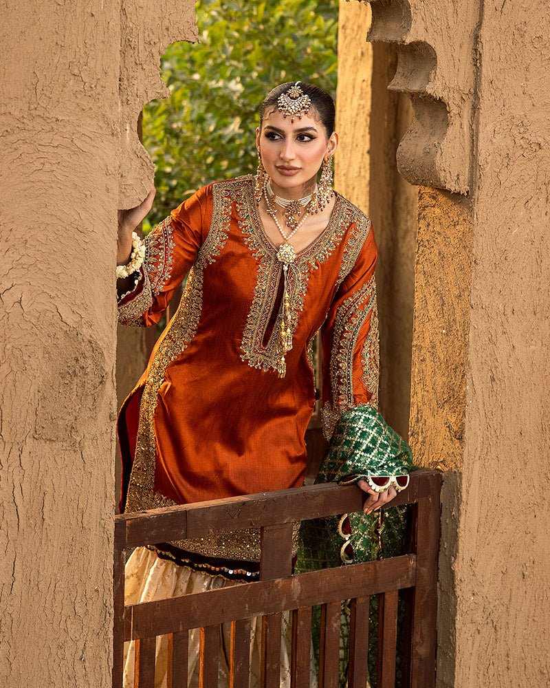 Ain | Aroosh Wedding Edition | AR-83 by Ain - Designer Dress - Type: Bridal - Available at Libayah - 100% Original