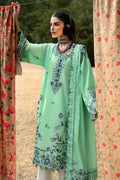 Zaha | Lawn 25 | ELAYA (ZL25-10 A) by Zaha - Designer Dress - Type: Ladies Clothes - Available at Libayah - 100% Original