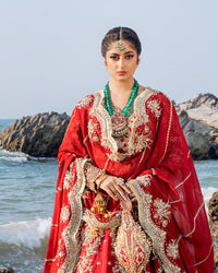 Ain | Aroosh Bridal Couture 24 | ZOHRA by Ain - Designer Dress - Type: Bridal - Available at Libayah - 100% Original