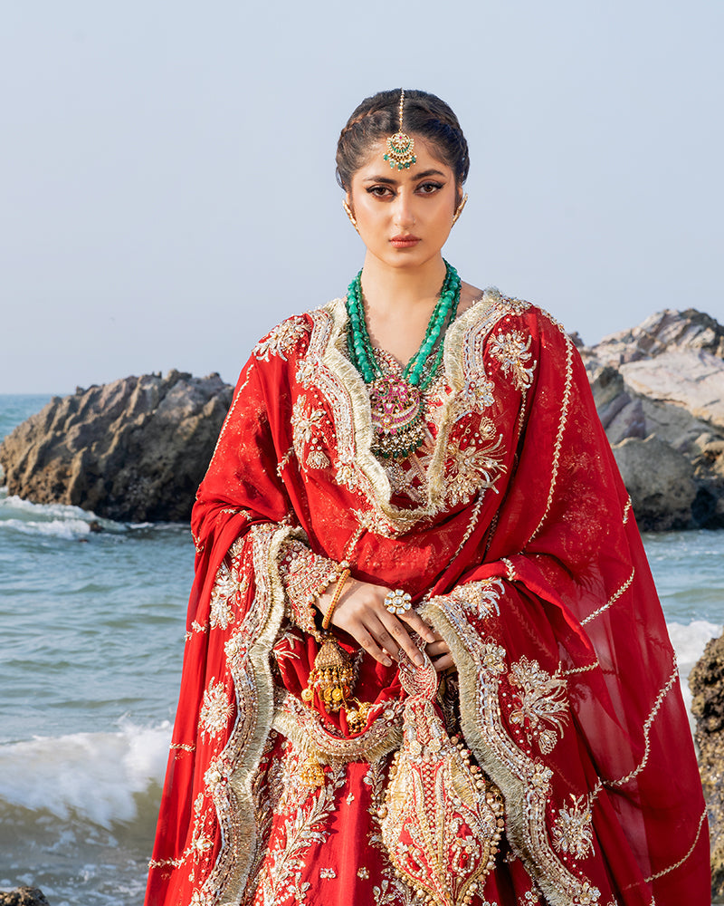 Ain | Aroosh Bridal Couture 24 | ZOHRA by Ain - Designer Dress - Type: Bridal - Available at Libayah - 100% Original