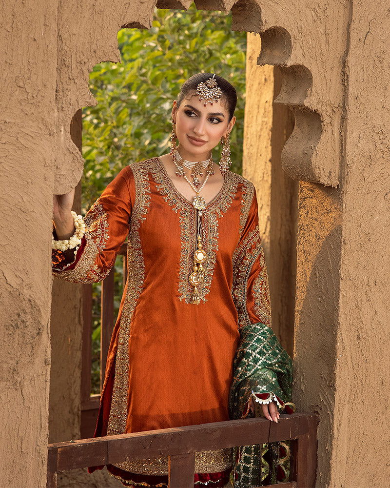 Ain | Aroosh Wedding Edition | AR-83 by Ain - Designer Dress - Type: Bridal - Available at Libayah - 100% Original