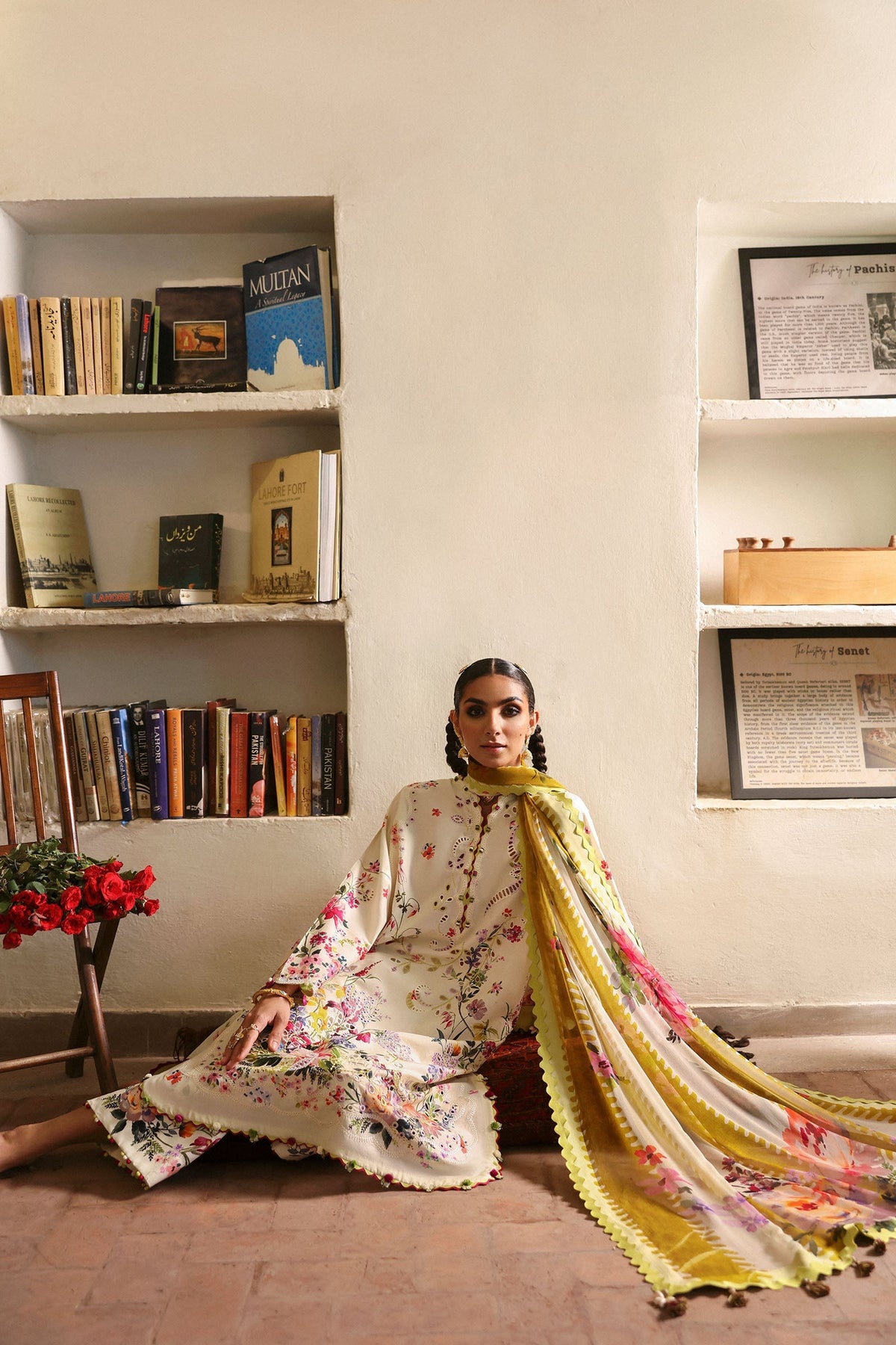 Zaha | Festive Lawn 25 | CHANDNI (ZF-25-10) by zaha - Designer Dress - Type: Ladies Clothes - Available at Libayah - 100% Original