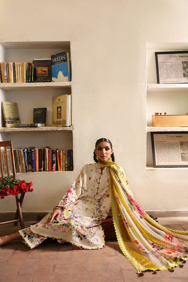 Zaha | Festive Lawn 25 | CHANDNI (ZF-25-10) by zaha - Designer Dress - Type: Ladies Clothes - Available at Libayah - 100% Original