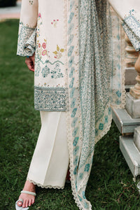 Cross Stitch | Eid Lawn Edit 26 | SUBTLE BEIGE by Cross Stitch - Designer Dress  - Type : Ladies Clothes - Available at Libayah - 100% Original 