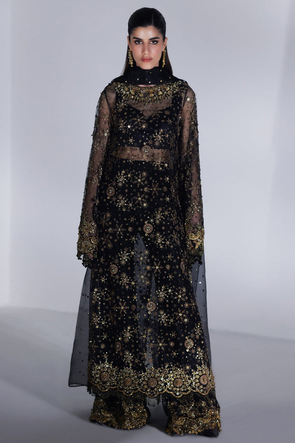 Elan | Luxury Wedding Wears | CASCADE D'ETOILES' (EP-21013) - Designer Dress - Type : Ladies Clothes - Available at Libayah - 100% Original
