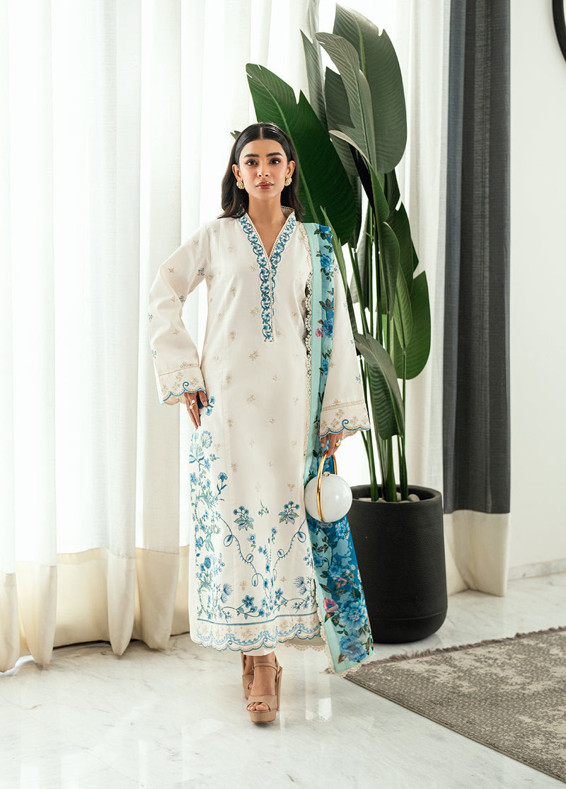 Sahane | Virelle The Lawn Edit | CG50004 Yvett by Sahane - Designer Dress  - Type : Ladies Clothes - Available at Libayah - 100% Original 