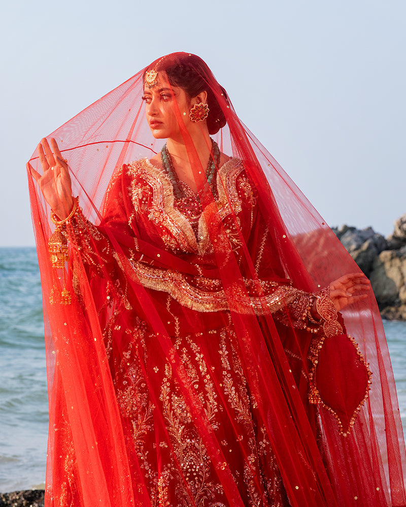 Ain | Aroosh Bridal Couture 24 | ZOHRA by Ain - Designer Dress - Type: Bridal - Available at Libayah - 100% Original