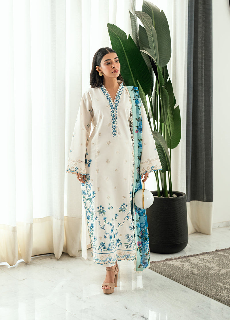 Sahane | Virelle The Lawn Edit | CG50004 Yvett by Sahane - Designer Dress  - Type : Ladies Clothes - Available at Libayah - 100% Original 