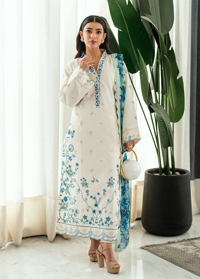 Sahane | Virelle The Lawn Edit | CG50004 Yvett by Sahane - Designer Dress  - Type : Ladies Clothes - Available at Libayah - 100% Original 