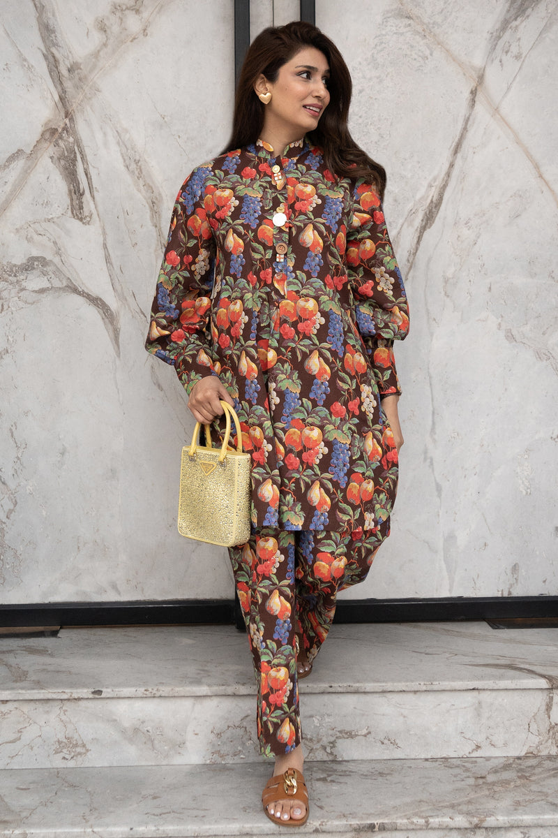 Zaha | Trechic Pret 24 | CITRUS GLOW (ZRW-21335) by Zaha - Designer Dress - Type: Ladies Clothes - Available at Libayah - 100% Original